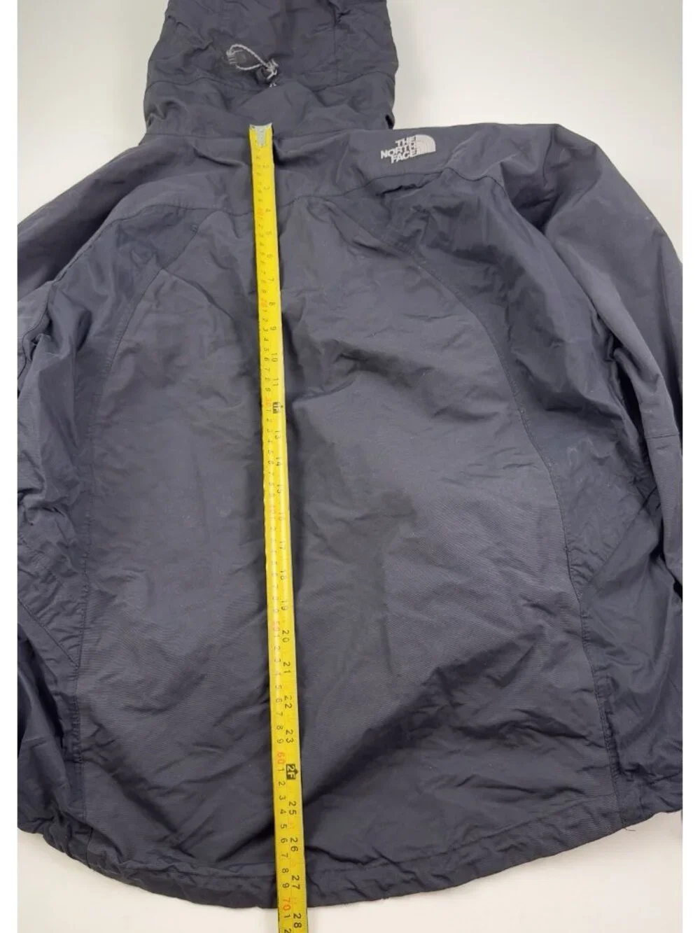 North Face Hyvent Waterproof Jacket Mens Size L Black Hooded Outdoor Hiking